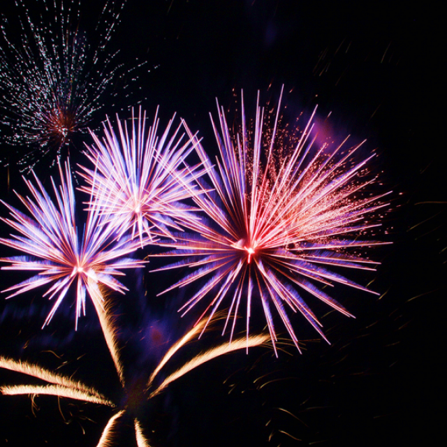 Beautiful Fireworks Celebration at Rockets Over Rhema